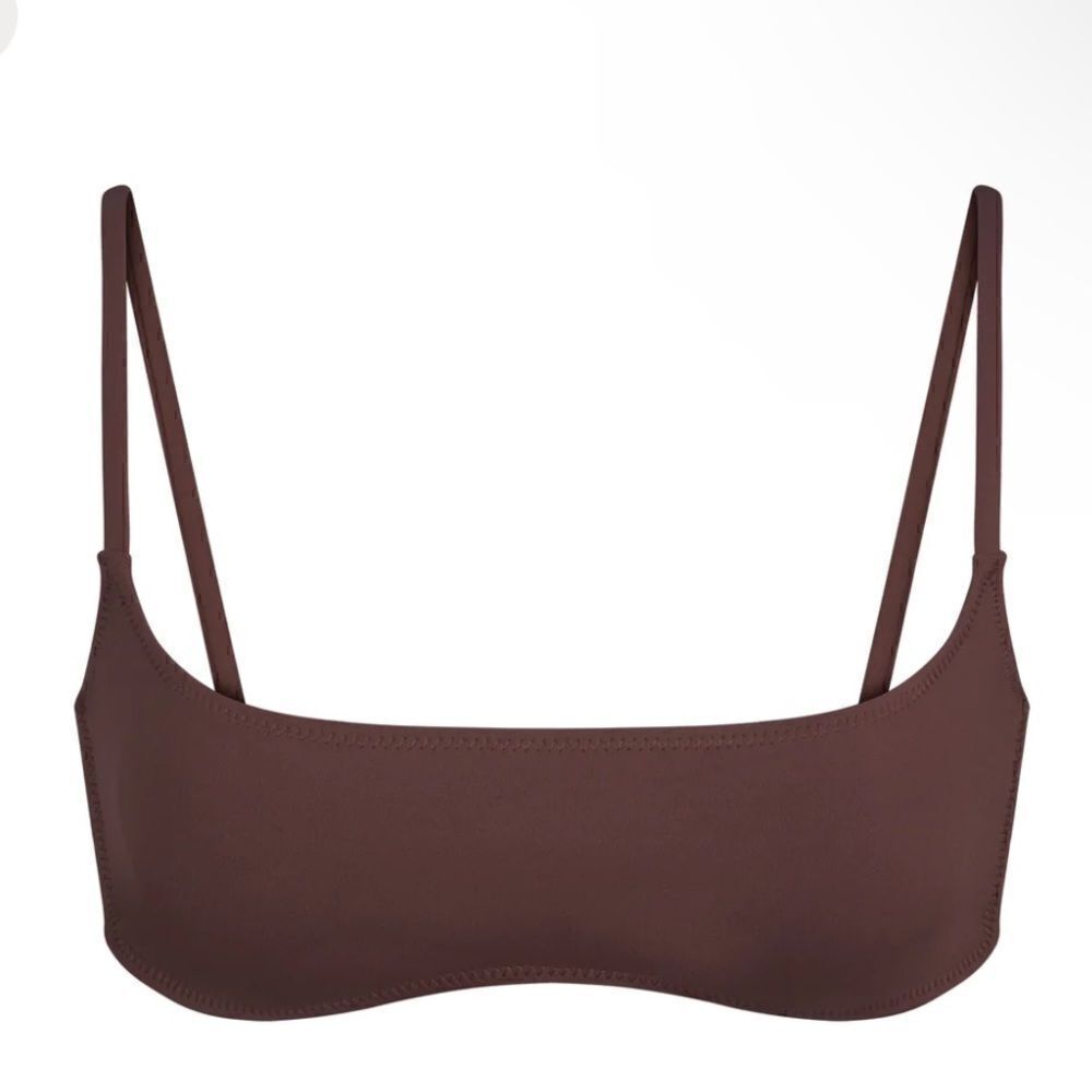 NWT SKIMS MiCRO scoop bikini top
